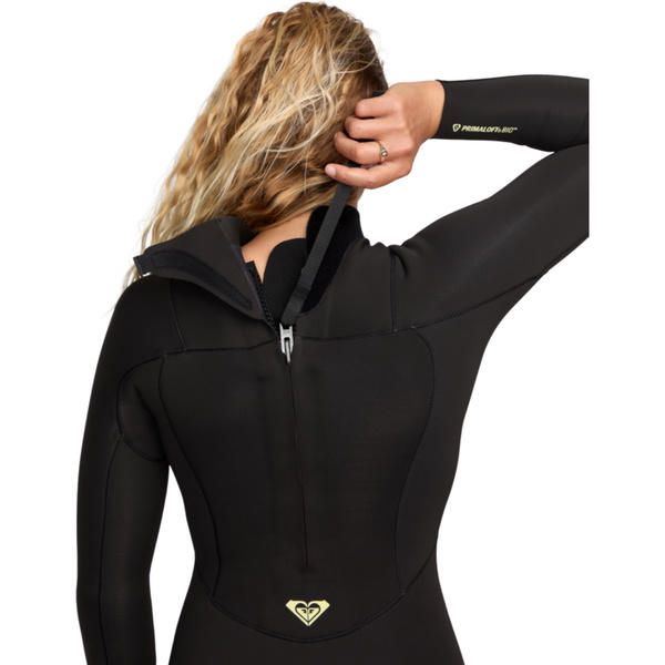 2026 Roxy Mujer Prologue+ 4/3mm Back Zip Neopreno 26BW213516 - Black